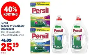 Makro Persil poeder of vloeibaar wasmiddel aanbieding