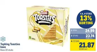 Makro Topking Toasties kaas aanbieding