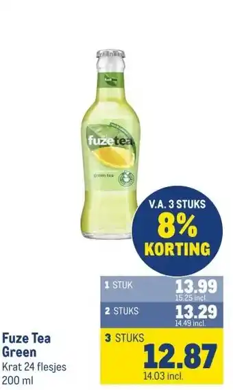 Makro Fuze Tea Green aanbieding