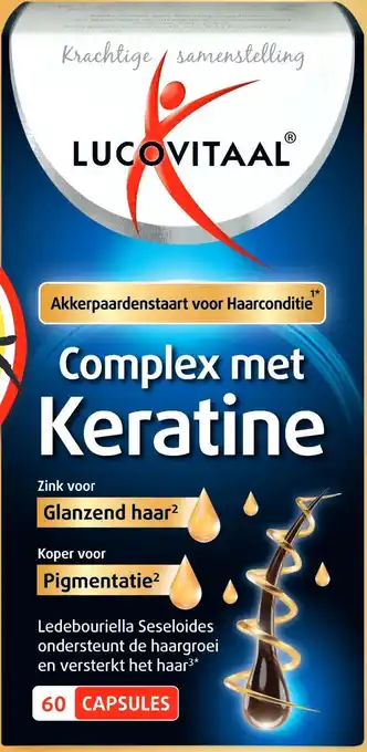 Lucovitaal KERATINE VOEDINGSSUPPLEMENT aanbieding