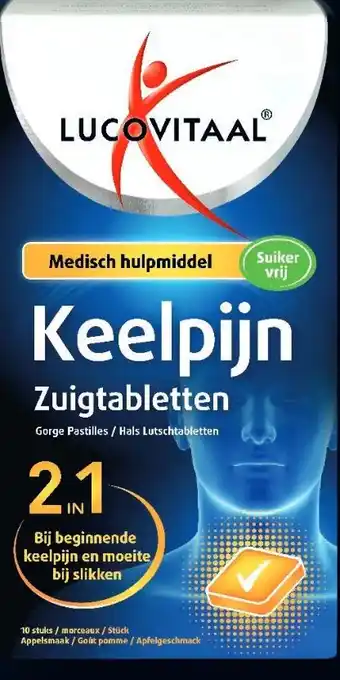 Lucovitaal Keelpijn Zuigtabletten aanbieding