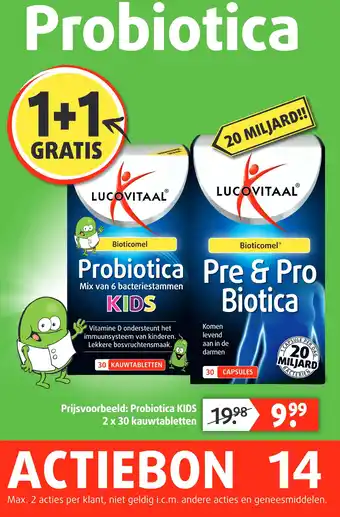 Lucovitaal Probiotica aanbieding