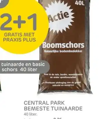 Praxis Central park bemeste tuinaarde aanbieding