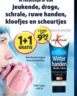 Lucovitaal Winter handen Wonder crème aanbieding