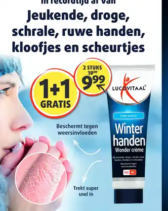 Lucovitaal Winter handen Wonder crème aanbieding