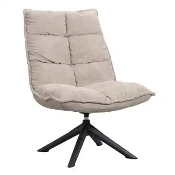 Leen Bakker Fauteuil Clayton - taupe aanbieding