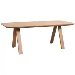 Leen Bakker Eetkamertafel Mandy - mangohout - 75x200x94cm aanbieding