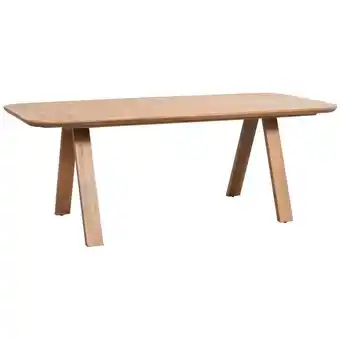 Leen Bakker Eetkamertafel Mandy - mangohout - 75x200x94cm aanbieding