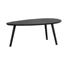 Leen Bakker Salontafel Arvin - zwart - 50x100x40 cm aanbieding