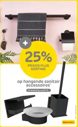 Praxis Hangende sanitair accessoires aanbieding