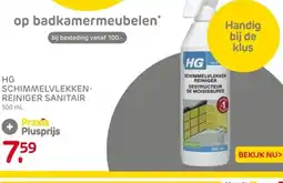 Praxis HG schimmelvlekken reiniger sanitair aanbieding