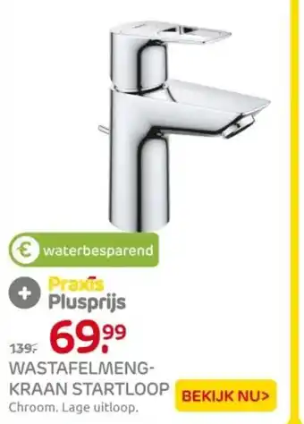 Praxis Wastafelmeng kraan startloop aanbieding