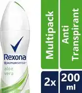 Bol.com Rexona Women Fresh Aloe Vera - 200 ml - Deodorant Spray - 2 stuks - Voordeelverpakking aanbieding