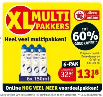 Kruidvat XL MULTI PAKKERS aanbieding