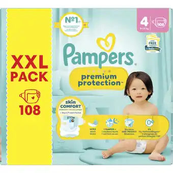 Albert Heijn Pampers Premium protection luiers 4 XXL pack aanbieding