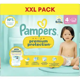 Albert Heijn Pampers Premium protection luiers 4 XXL pack aanbieding