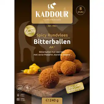 Albert Heijn Kaddour Spicy rundvless bitterballen aanbieding