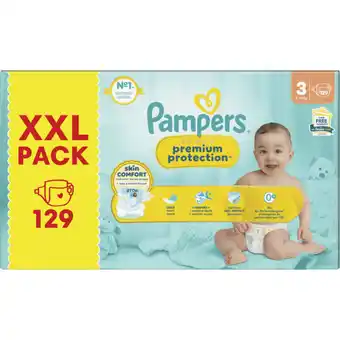 Albert Heijn Pampers Premium protection luiers 3 XXL pack aanbieding