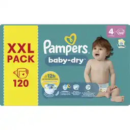 Albert Heijn Pampers Baby-dry luiers XXL pack maat 4 aanbieding