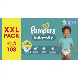 Albert Heijn Pampers Baby-dry luiers XXL pack maat 5 aanbieding