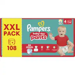 Albert Heijn Pampers Baby-dry pants XXL pack maat 4 aanbieding