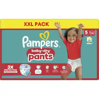 Albert Heijn Pampers Baby-dry pants XXL pack maat 5 aanbieding