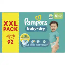 Albert Heijn Pampers Baby-dry luiers XXL pack maat 6 aanbieding