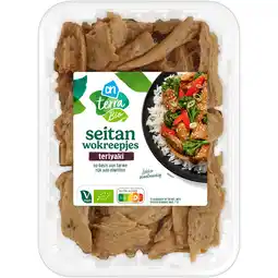 Albert Heijn AH Terra Biologische seitan wokreepjes teriyaki aanbieding