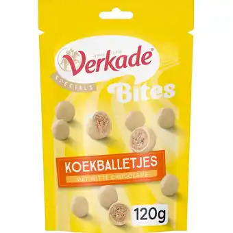 Albert Heijn Verkade Bites koekballetjes met witte chocolade aanbieding