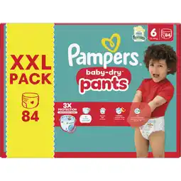 Albert Heijn Pampers Baby-dry pants maat 6 XXL pack aanbieding