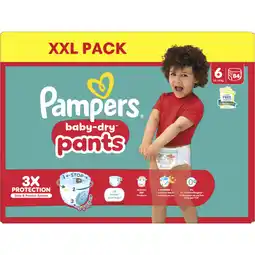 Albert Heijn Pampers Baby-dry pants maat 6 XXL pack aanbieding