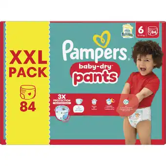 Albert Heijn Pampers Baby-dry pants maat 6 XXL pack aanbieding