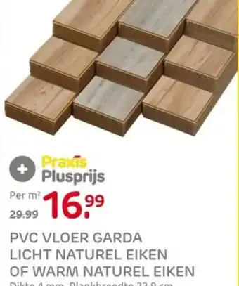 Praxis Pvc vloer garda licht naturel eiken of warm naturel eiken aanbieding