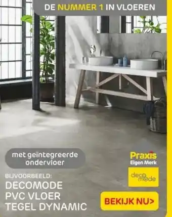 Praxis Decomode pvc vloer tegel dynamic aanbieding