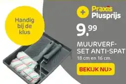 Praxis MUURVERF- SET ANTI-SPAT aanbieding