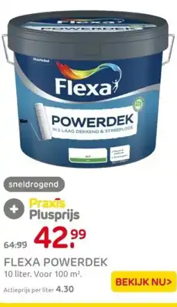 Praxis Flexa powerdek aanbieding