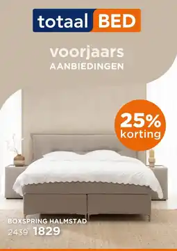 TotaalBED Boxspring Halmstad aanbieding