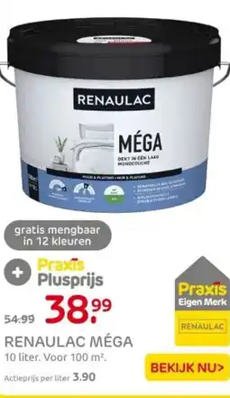 Praxis Renaulac méga aanbieding