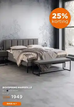 TotaalBED Boxspring Marseille aanbieding