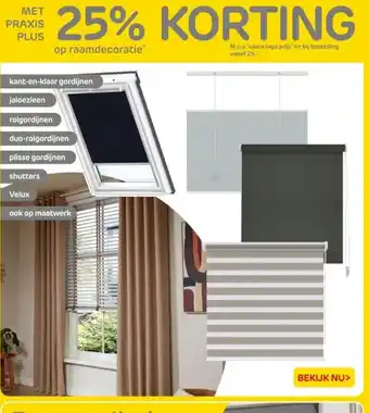 Praxis Op raamdecoratie aanbieding