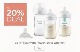 Prenatal tot 20% DEAL op Philips Avent flessen en flesspenen aanbieding