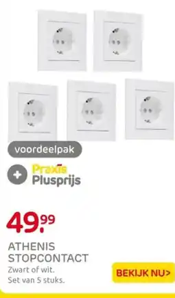 Praxis Athenis stopcontact aanbieding