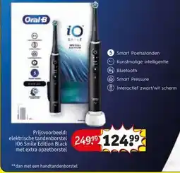 Kruidvat Oral-B 102, 104, 106 Smile, i08 en 1010 elektrische tandenborstel. aanbieding