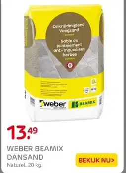 Praxis Weber beamix dansand aanbieding