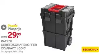 Praxis Patrol gereedschapskoffer compact logic aanbieding