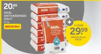 Praxis Axal zouttablettes pastilles de sel aanbieding