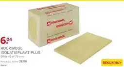 Praxis Rockwool isolatieplaat plus aanbieding