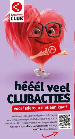 Kruidvat hééél veel CLUBACTIES aanbieding