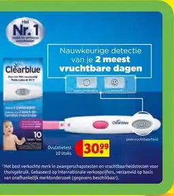 Kruidvat Clearblue aanbieding