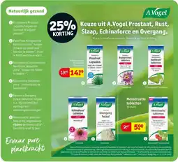 Kruidvat Keuze uit A.Vogel Prostaat, Rust, Slaap, Echinaforce en Overgang. aanbieding